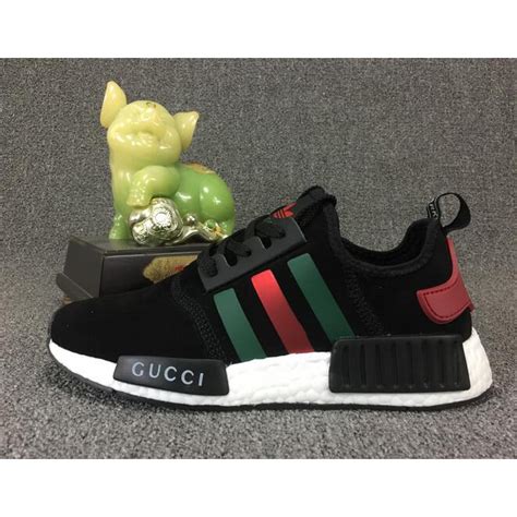 gucci x adidas nmd black|Gucci NMD is it real.